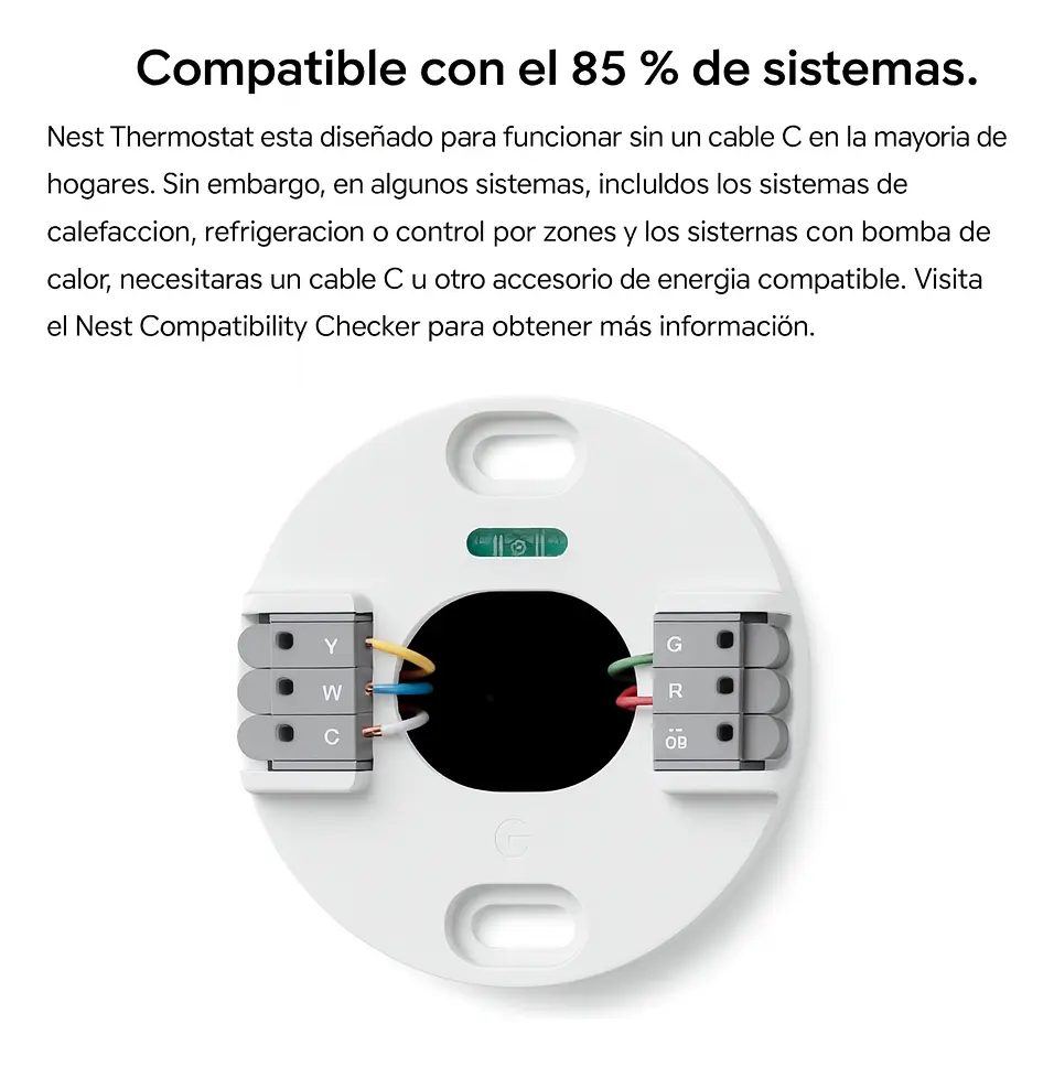 Detalle 3 de Termostato Inteligente Google Nest - Control Wifi Por App