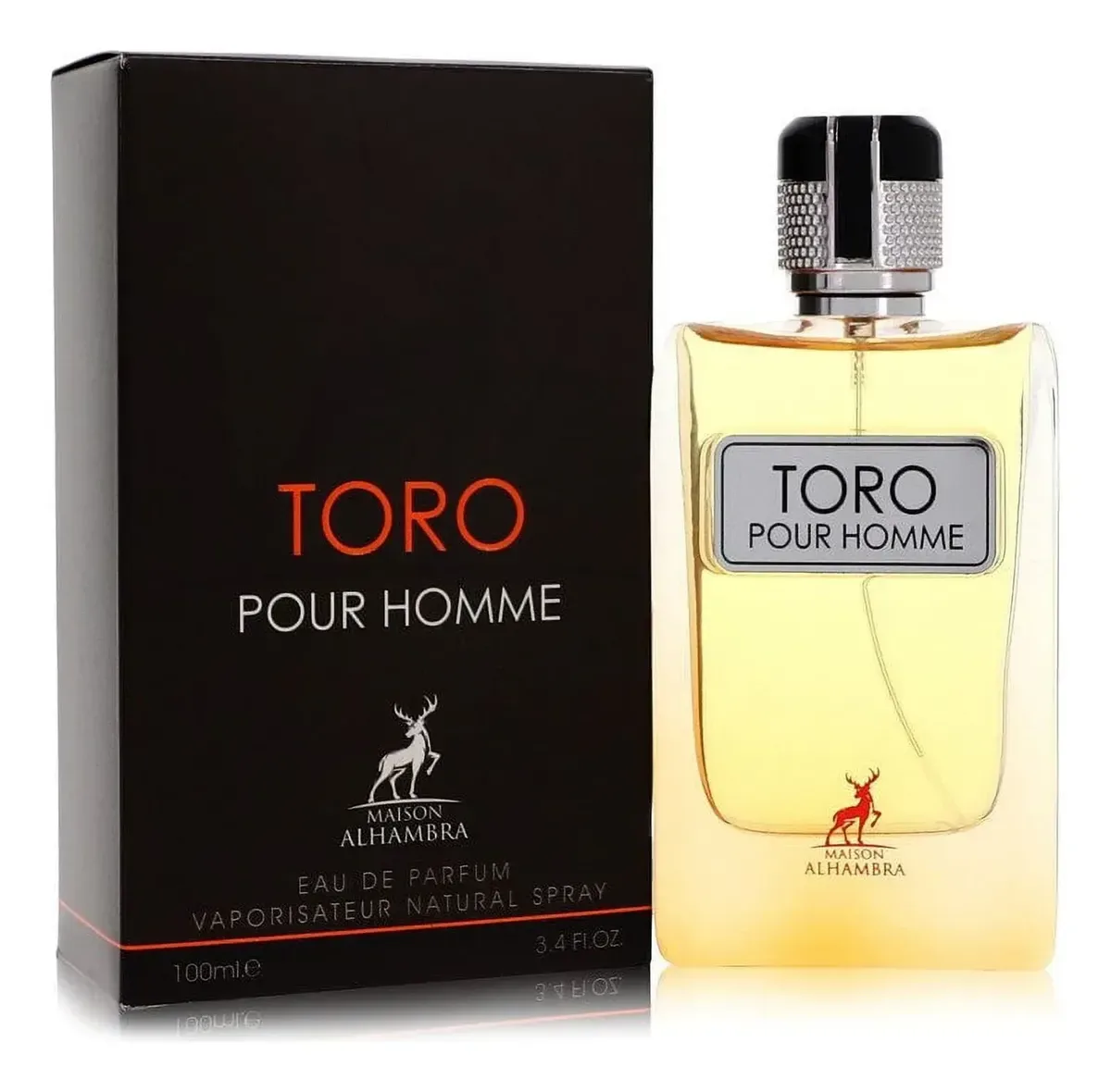 Detalle 2 de Perfume Original Maison Alhambra Toro Men 100 Ml Edp Agregar a favoritos 5.0 Calificación 5.0 de 5. 2 opiniones. (2)