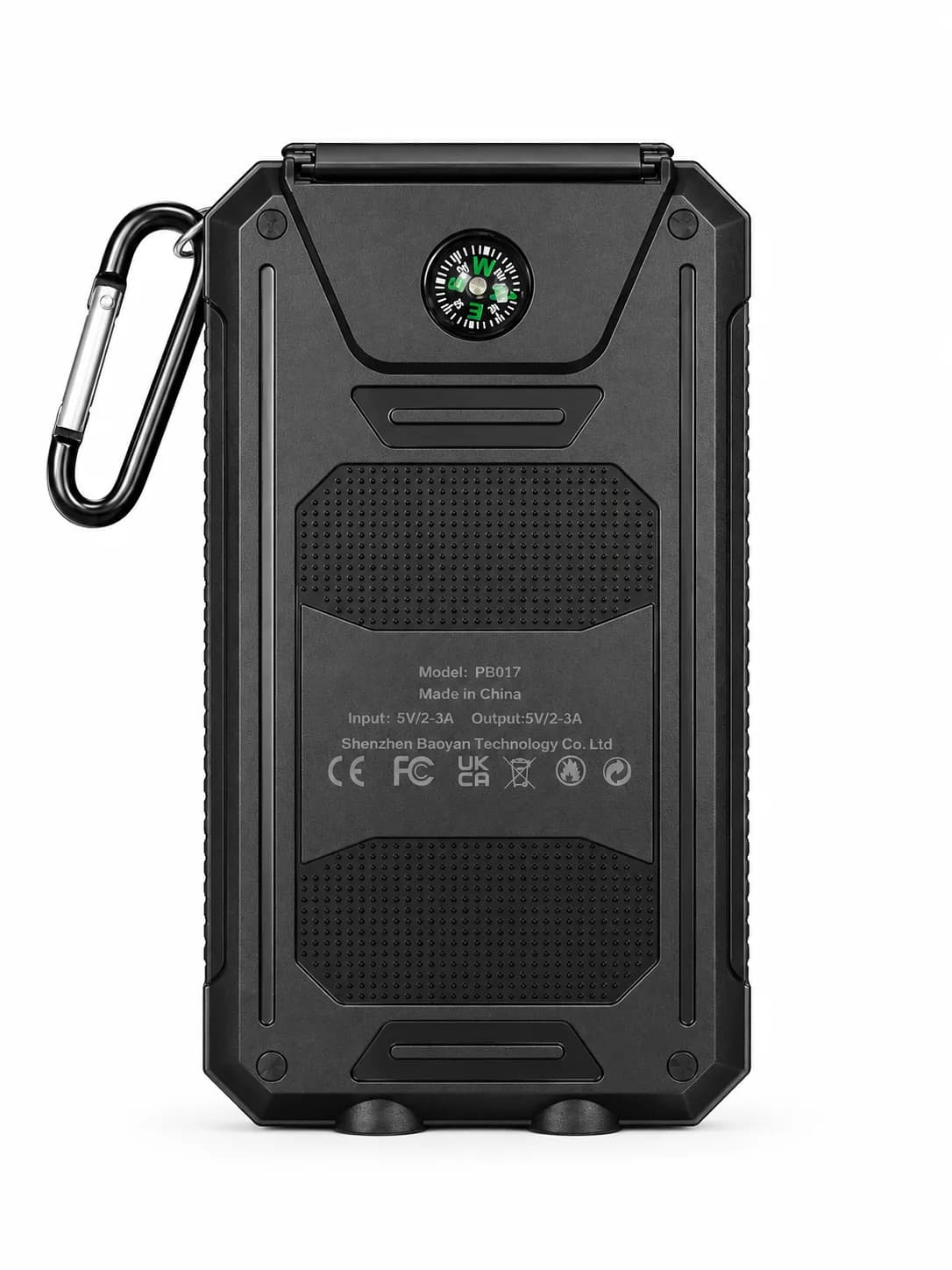 Detalle 3 de Power Bank Solar 10000mah Linterna Led 2 Puertos Usb Ladapu